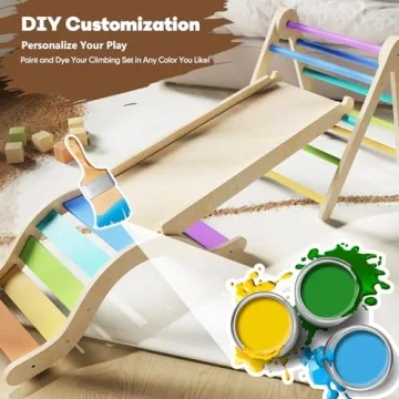 Pikler Triangle Set for Toddlers 1-3 Years - 7-in-1