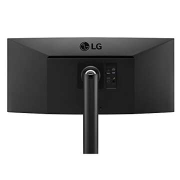 LG 34WP88C-B 34-inch Curved 21:9 UltraWide QHD (3440x1440) IPS Display with Ergo Stand (Extend/Retract/Swivel/Height/Tilt), USB Type C (90W power delivery), DCI-P3 95% Color Gamut with HDR 10