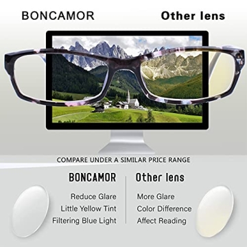VIDEBLA 5 Pack Blue Light Blocking Reading Glasses
