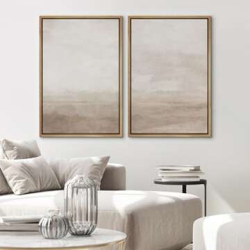 SIGNWIN Framed Canvas Modern Art for Living Spaces