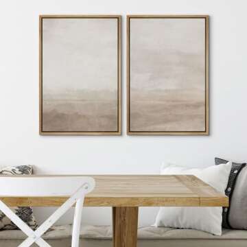 SIGNWIN Framed Canvas Modern Art for Living Spaces