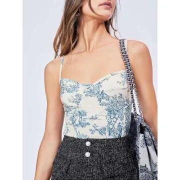 CIDER Elegant Floral Bodysuit for Casual & Sophisticated Looks