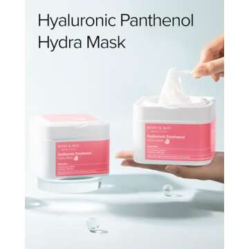 Mary&May Hyaluronic Panthenol Hydra Mask - Daily Pull Out Sheet Mask for Intense Moisturizing and So...