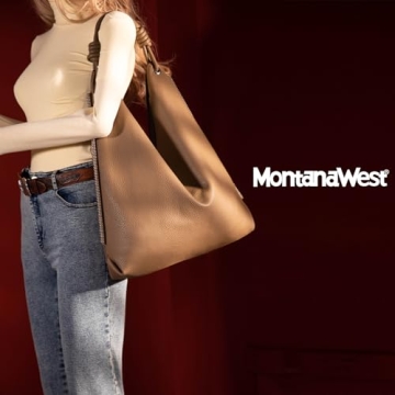 Montana West Women's Leather Hobo Bag - Spacious & Stylish