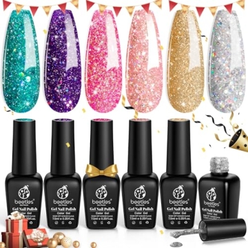 Beetles Glitter Gel Polish Set – Sparkling Nail Art for All Occasions