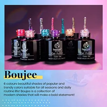 Beetles Glitter Gel Polish Set – Dazzling Nail Art Kit