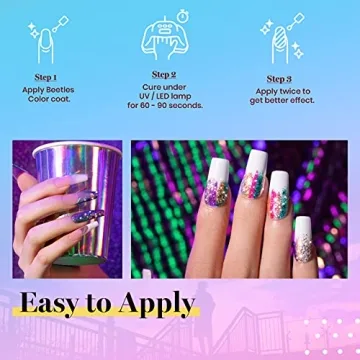 Beetles Glitter Gel Polish Set – Dazzling Nail Art Kit