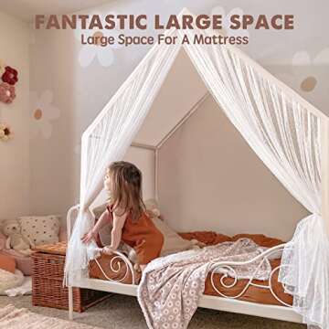 Tiny Land Kids Tent, Large Play Tent for Kids Aged 1-13, Toddler Tent - Kids Indoor Playhouse Tent, ...