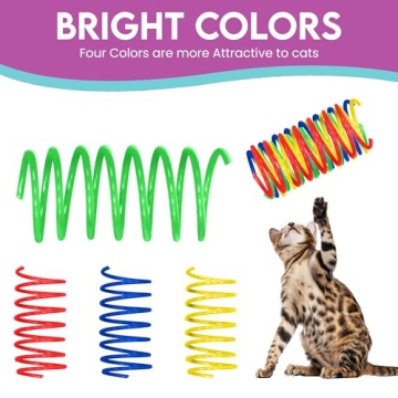 SPOT Ethical Wide Colorful Springs Cat Toy for Hours of Fun