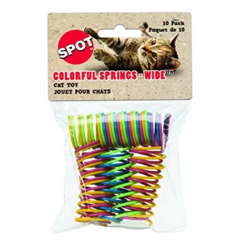 SPOT Ethical Wide Colorful Springs Cat Toy for Hours of Fun