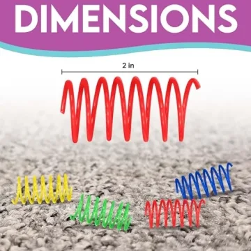 SPOT Ethical Wide Colorful Springs Cat Toy for Hours of Fun