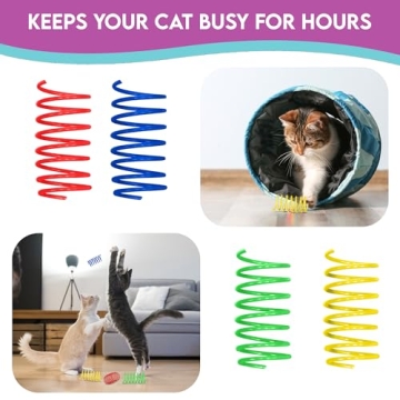 SPOT Ethical Wide Colorful Springs Cat Toy for Hours of Fun
