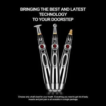 DANGSHAN Acupuncture Pen, Electronic Acupuncture Pen | Pain Relief Therapy | Meridian Energy Pulse Massage Pen | Powerful Meridian Energy Pen Relief Pain Tools