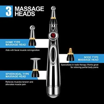 DANGSHAN Acupuncture Pen, Electronic Acupuncture Pen | Pain Relief Therapy | Meridian Energy Pulse Massage Pen | Powerful Meridian Energy Pen Relief Pain Tools