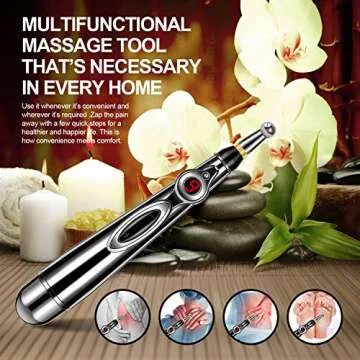 DANGSHAN Acupuncture Pen, Electronic Acupuncture Pen | Pain Relief Therapy | Meridian Energy Pulse Massage Pen | Powerful Meridian Energy Pen Relief Pain Tools