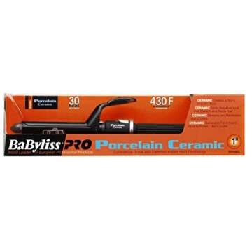 BaBylissPRO 1 Inch Ceramic Curling Iron for Healthy Curls