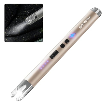 RAYONNER Lighter Electric Candle Lighter with Flashlight, Birthday Gifts for Women Mom, Rechargeable...