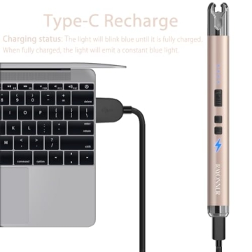 RAYONNER Electric Candle Lighter with Flashlight