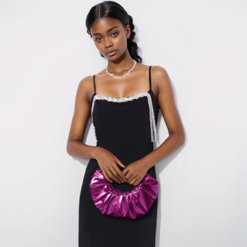 Stylish JENSVOIR Pink Evening Clutch for Women