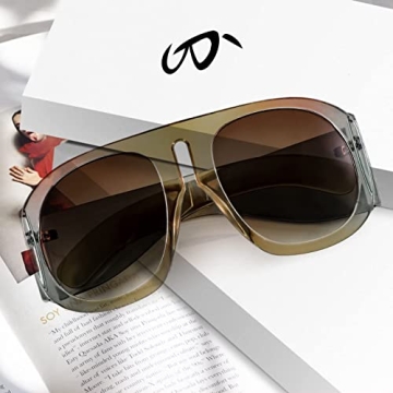 FEISEDY Retro Aviator Sunglasses for All Occasions