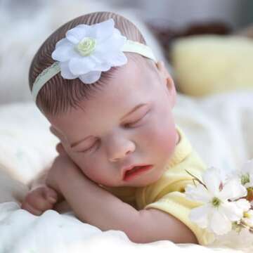 FASMAS Lifelike Reborn Baby Doll for Kids Gift