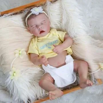 FASMAS Lifelike Reborn Baby Doll for Kids Gift