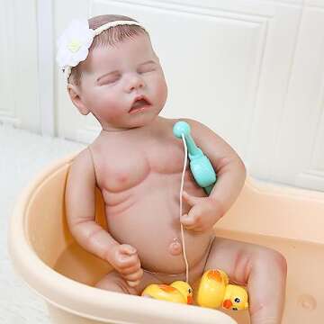 FASMAS Lifelike Reborn Baby Doll for Kids Gift