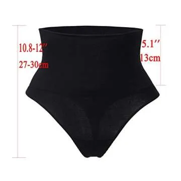 SEXYWG Women Waist Cincher Girdle Tummy Control Thong Panty Slimmer Body Shaper