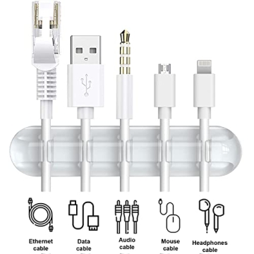 INCHOR Cord Organizer Clear Cable Management Clip