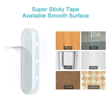 INCHOR Cord Organizer Clear Cable Management Clip