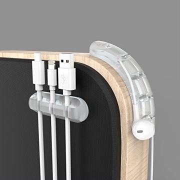 INCHOR Cord Organizer Clear Cable Management Clip