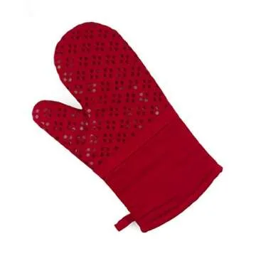 Kitchen Towels Dishcloths & Oven Mitts Set of 9 - Red