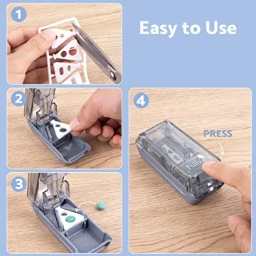 Fullicon Pill Cutter with Sharp Blade and Organizers