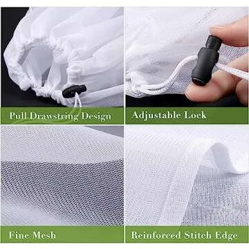 Durable Reusable 5 Pack Brew Bags for Homebrewing