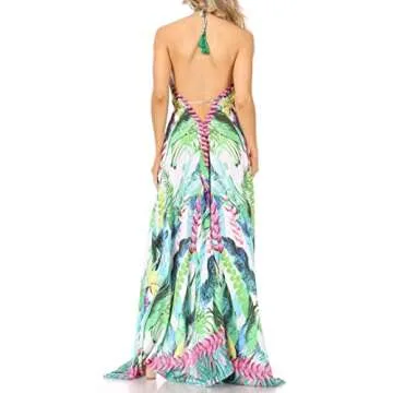 Sakkas 1817 Lizi Women's Maxi High-Low Dress - Elegant Summer Style