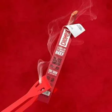 Chomps Smoky BBQ Beef Jerky Snack Sticks - Keto Friendly