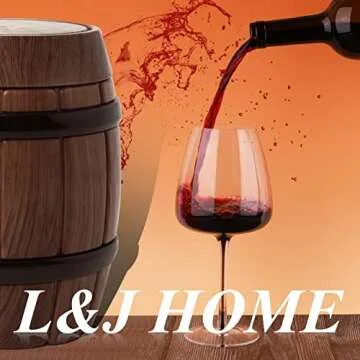 Wine Glasses Set of 2, 21oz, Handblown, Lead-free, Black Gradient Design, Premium Crystal Clear Wine Glasses, Unique Gift