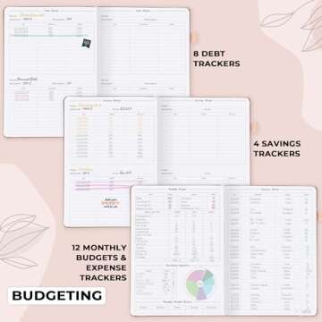 GoGirl Planner PRO Schedule - Undated Planner with Hourly Time Slots, Monthly, Weekly & Daily Organizer, Appointment Book for time Management, 7"x10" Hardcover, Lasts 1 Year - Rose Gold