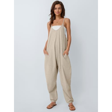 AUTOMET Women’s Loose Summer Jumpsuits for Casual Style