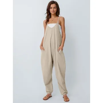 AUTOMET Women’s Loose Summer Jumpsuits for Casual Style
