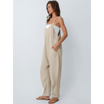 AUTOMET Women’s Loose Summer Jumpsuits for Casual Style