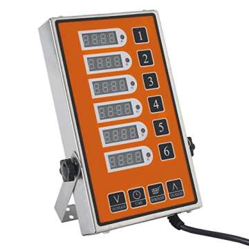 YOOYIST Kitchen Timer – 6 Channel Commercial Timer & Alarm