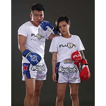 FLUORY Muay Thai Fight Shorts for MMA and Kickboxing Training