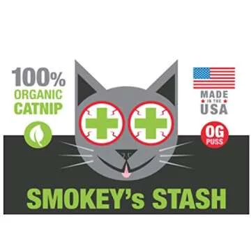 Smokey's Stash Cat Catnip Spray and Dried Organic Catnip Combo Maximum Potency cat nip Bundle