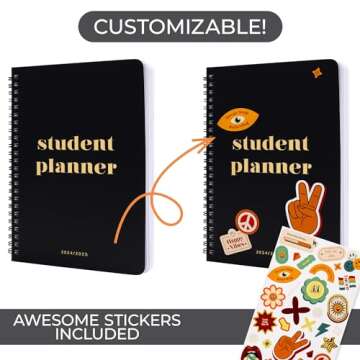 Stylish 2025 Student Planner for Organization and Fun