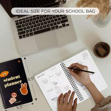 Stylish 2025 Student Planner for Organization and Fun