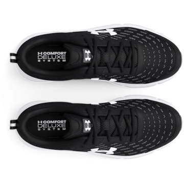 Under Armour Charged Assert 10 Sneakers in Black/White