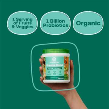 Amazing Grass Greens Superfood Detox & Digest: Greens Powder with Digestive Enzymes & Probiotics, Cl...