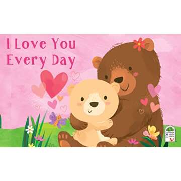 I Love You Every Day Finger Puppet Board Book for Babies and Toddlers; Valentine's Day, Holidays & M...
