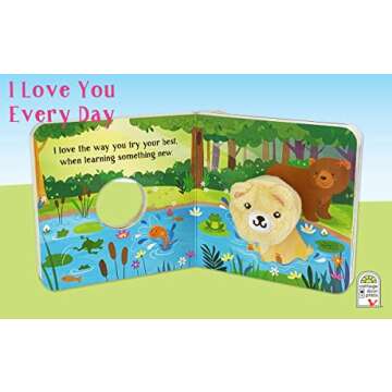 I Love You Every Day Finger Puppet Board Book for Babies and Toddlers; Valentine's Day, Holidays & More to Talk About Love